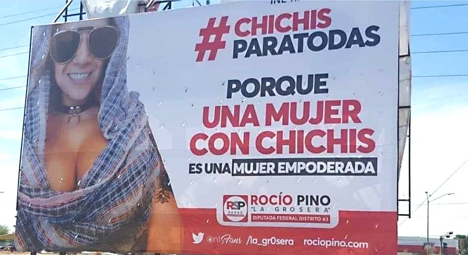 candidata OnlyFans, implantes de senos gratis, elecciones México