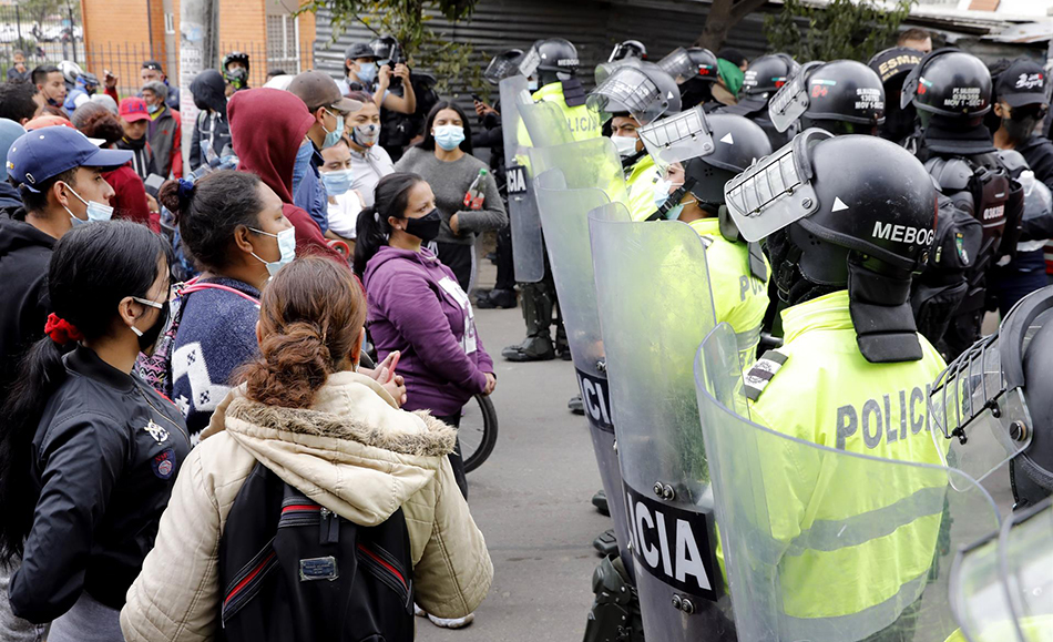 protestas Colombia, falso abuso sexual, abuso policial