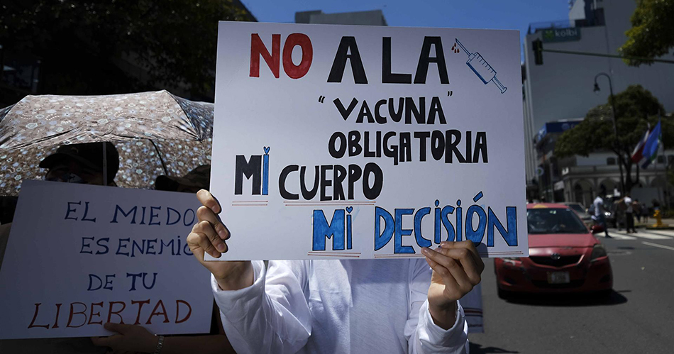 Gobierno de Costa Rica firma decreto que impone vacunación obligatoria