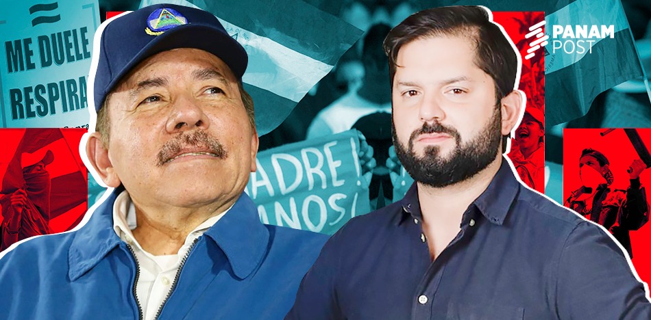 Partidos que respaldan a Boric se cuadran con la dictadura de Ortega