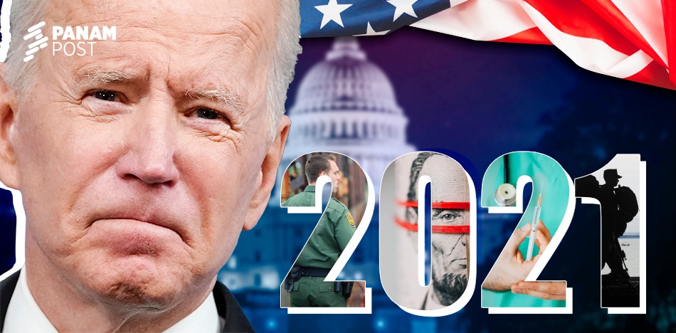 2021: Un año lleno de retos y dificultades para el gobierno de Biden