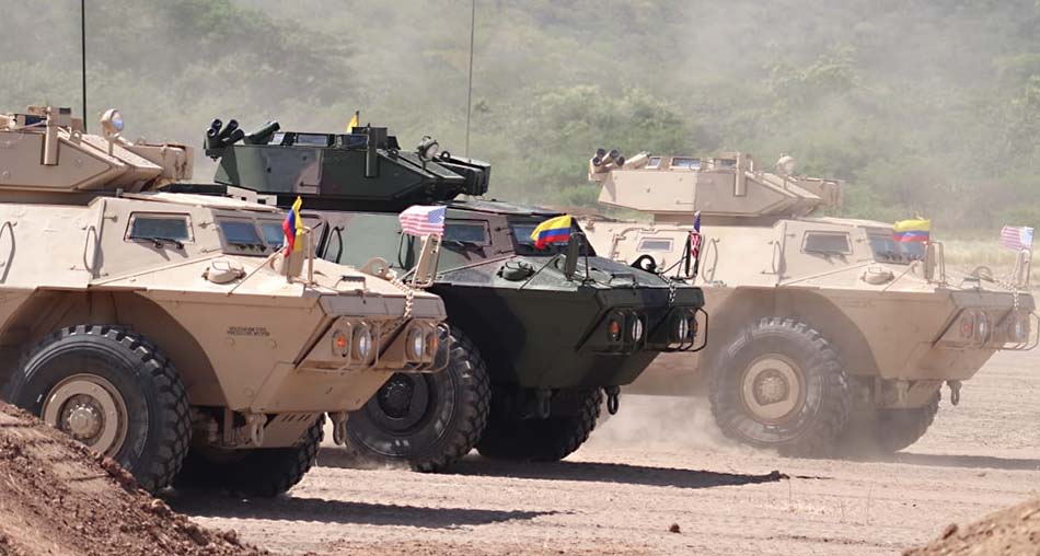 EEUU dona 20 vehículos blindados a Colombia para enfrenar “amenazas” en la frontera
