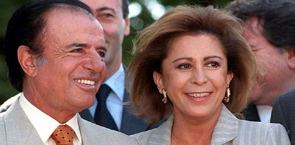 Carlos Menem y María Julia Alsogaray
