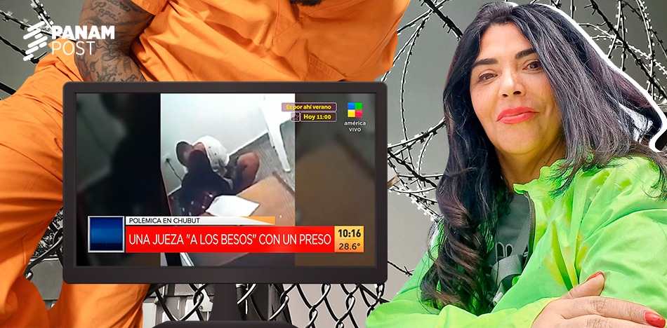 Sólo en Argentina: jueza a los besos con un preso que mató a un policía