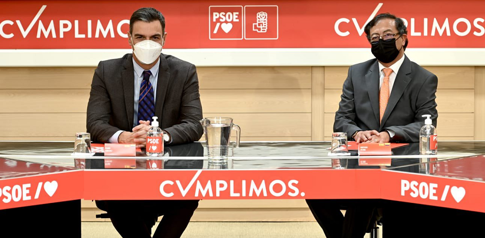 Pedro Sánchez abre las puertas a la extrema izquierda de Gustavo Petro en España