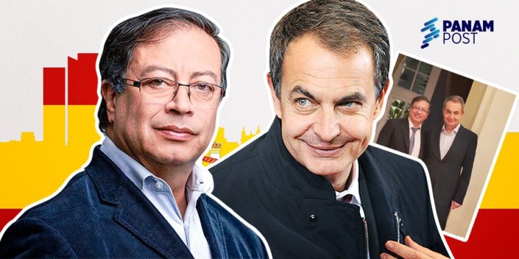 Zapatero ve en Colombia oportunidad de seguir llenando su arcas con Petro