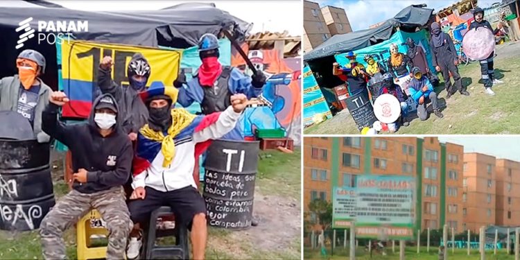 "Primera línea", las milicias urbanas que invaden Bogotá con entrenamiento a menores