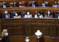 El bloque de Unidas Podemos se abstuvo de apoyar la libertad de elegir cómo respirar, el PP de plano votó en contra. (EFE)