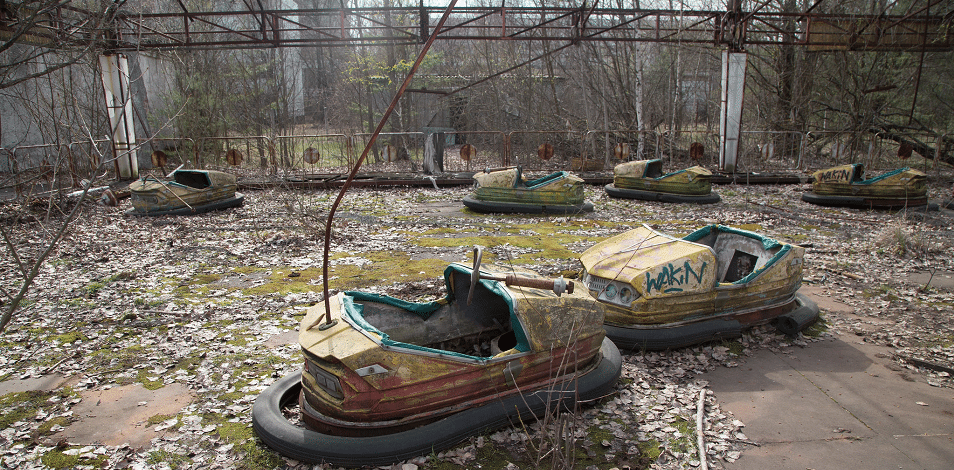 zonas cercanas a la central de Chernóbil