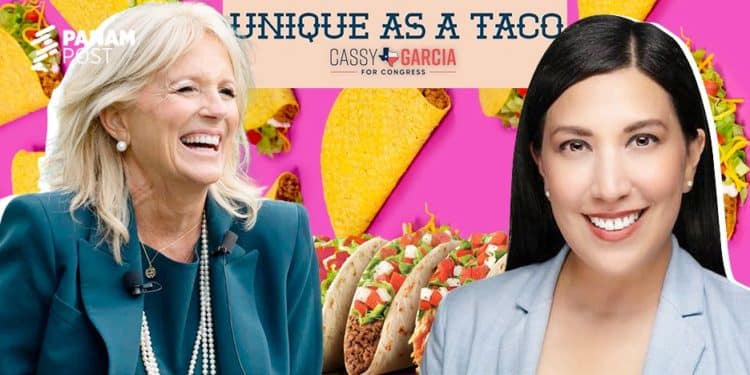 Jill Biden equipara hispanos con tacos y una candidata mexicana lo capitaliza