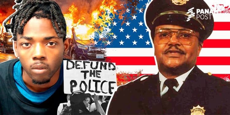 Justicia para policía negro asesinado en disturbios de Black Lives Matter