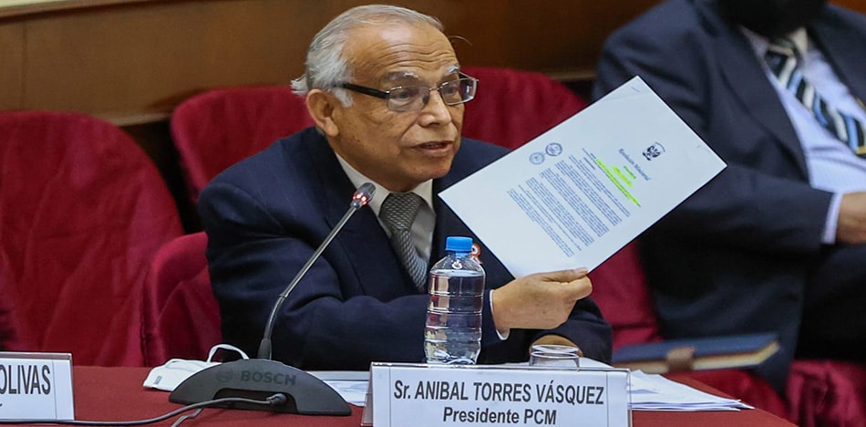 Renuncia el cuarto presidente del Consejo de Ministros de Pedro Castillo