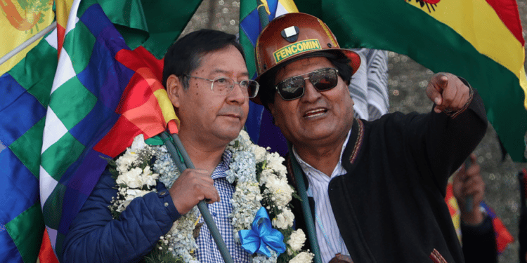 Arce y Morales, caras de una tensión creciente en el oficialismo en Bolivia