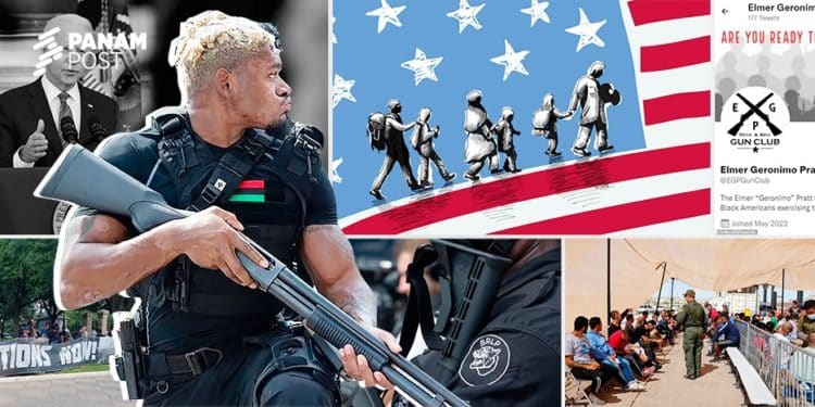 Milicia afroamericana inmigración EEUU