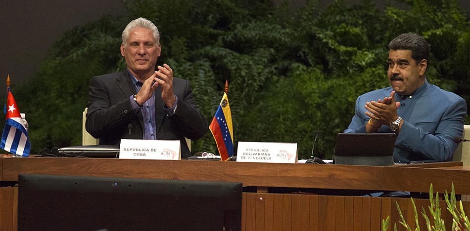 Maduro y Díaz-Canel son los "garantes" de la "paz total" con el ELN