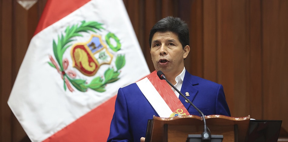 Golpe de Estado en Perú: Castillo disuelve el Congreso para evitar su destitución