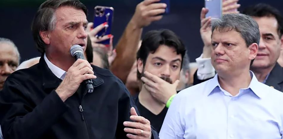 Candidato de Bolsonaro derrota al de Lula en el estado Sao Paulo