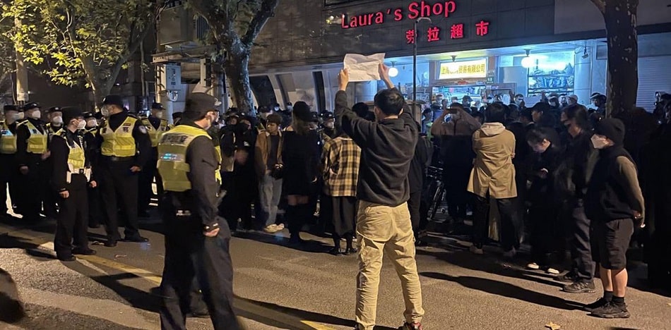 Protestas en China