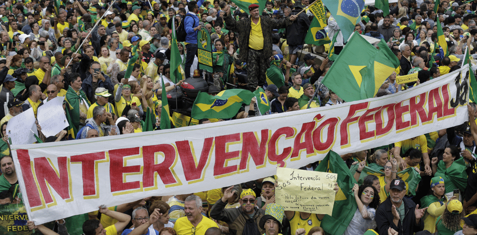 protestas en Brasil luego de las elecciones