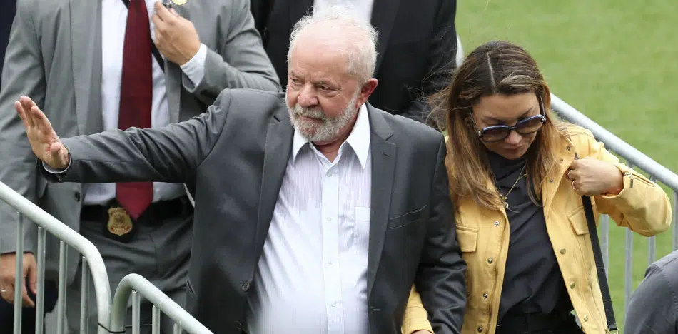 Lula en el velorio de Pele