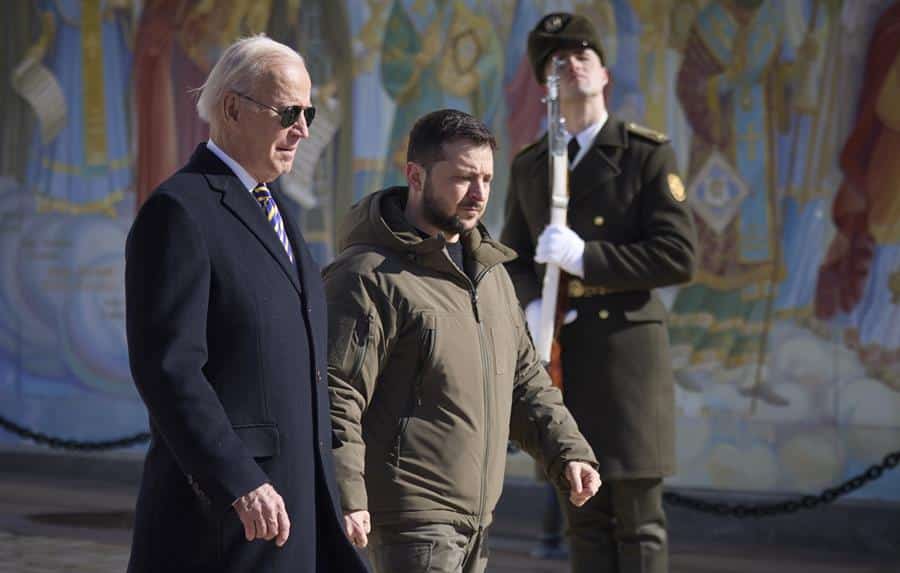 “Creo que podré presentar este plan en septiembre al presidente Biden”, dijo Zelenski en una rueda de prensa con decenas de periodistas celebrada en Kiev.