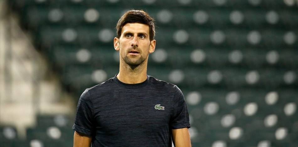 Novak Djokovic se ve obligado a retirarse del Miami Open