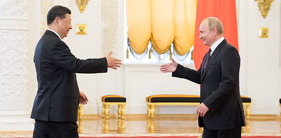 Xi Jinping y Vladímir Putin