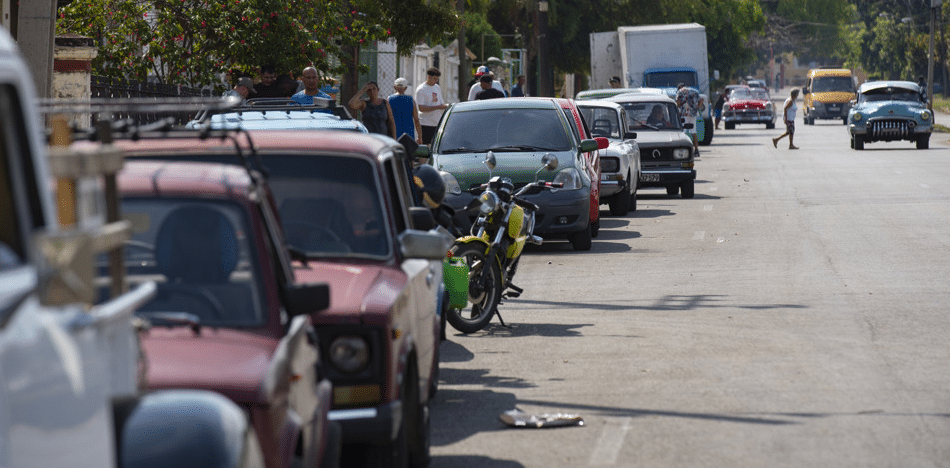 crisis de gasolina en Cuba
