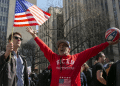 Enfrentamientos en manifestación en apoyo a Trump frente a tribunal de Manhattan