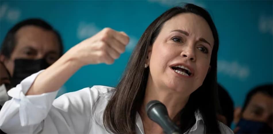María Corina abre as portas da Venezuela a senadores brasileiros para as primárias