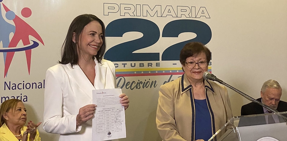 Proclamación de María Corina Machado