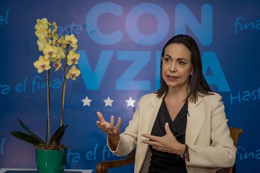 María Corina Machado: mi candidatura es un "reto al sistema" y un "desafío" al chavismo