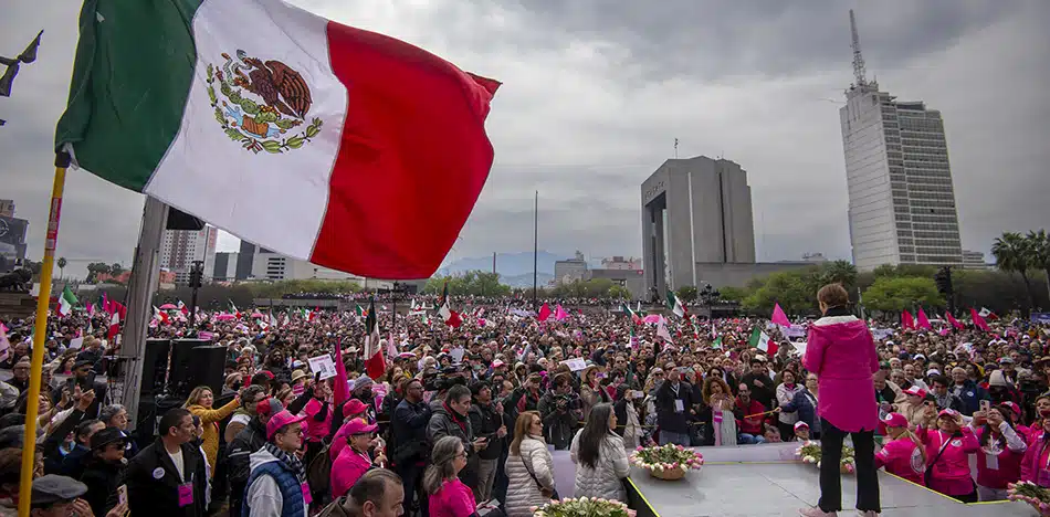 Marchas masivas en México contra la intervención electoral de AMLO