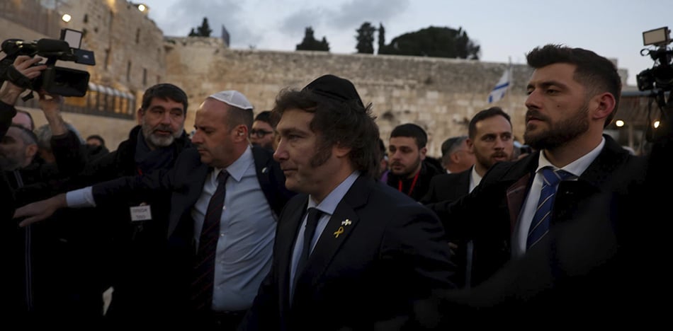 Milei promete en Israel trasladar embajada de Argentina a Jerusalén