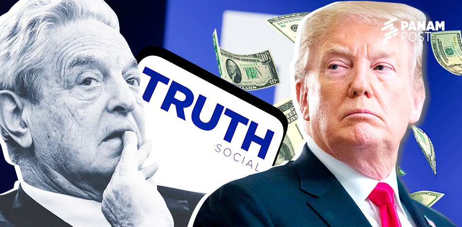 Trump supera a Soros en la lista de riqueza Bloomberg gracias a Truth Social