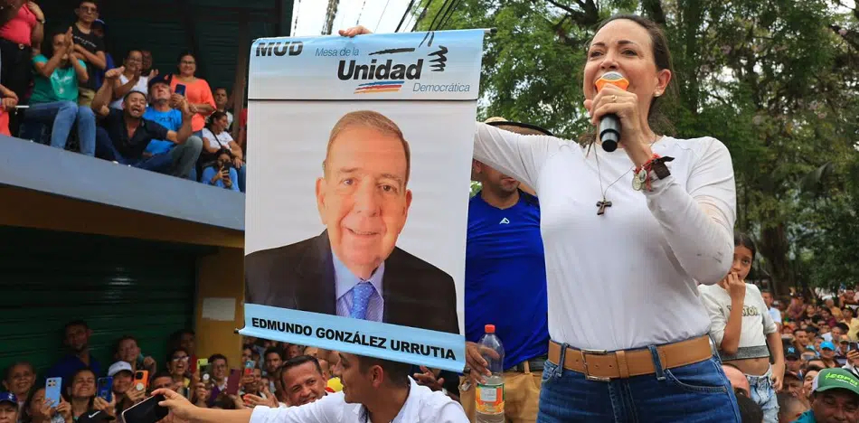 María Corina arranca campaña para impulsar candidatura de Edmundo González
