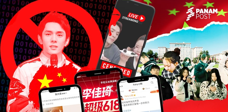 China bloquea influencers que promueven "valores negativos" para el régimen