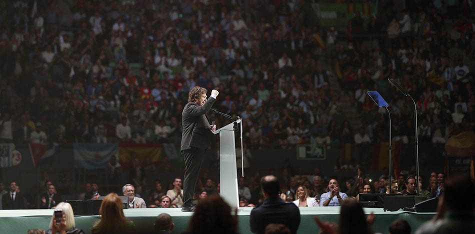 Javier Milei en el evento de Vox en Madrid: Cómo el mayor referente liberal cautivó a líderes y público conservador