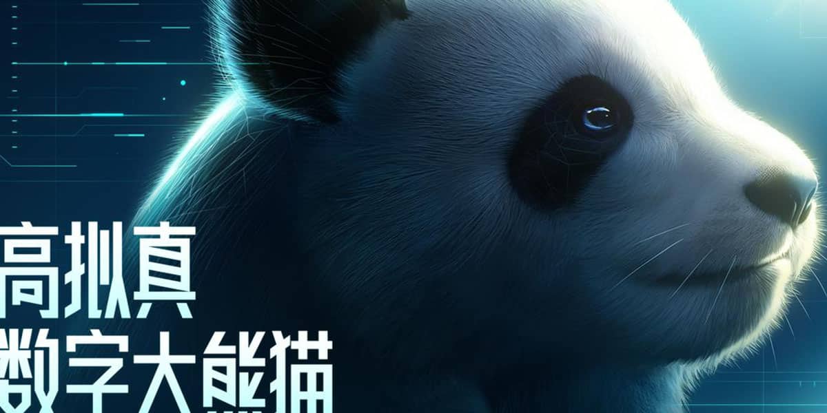 China presenta el primer oso panda virtual impulsado por IA y su metaverso