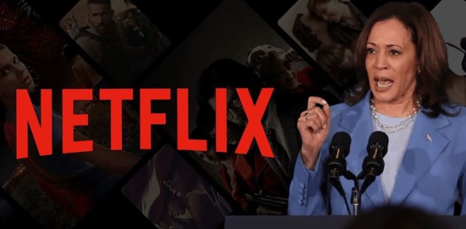 Cancelaciones masivas en Netflix por millonaria donación a Kamala Harris