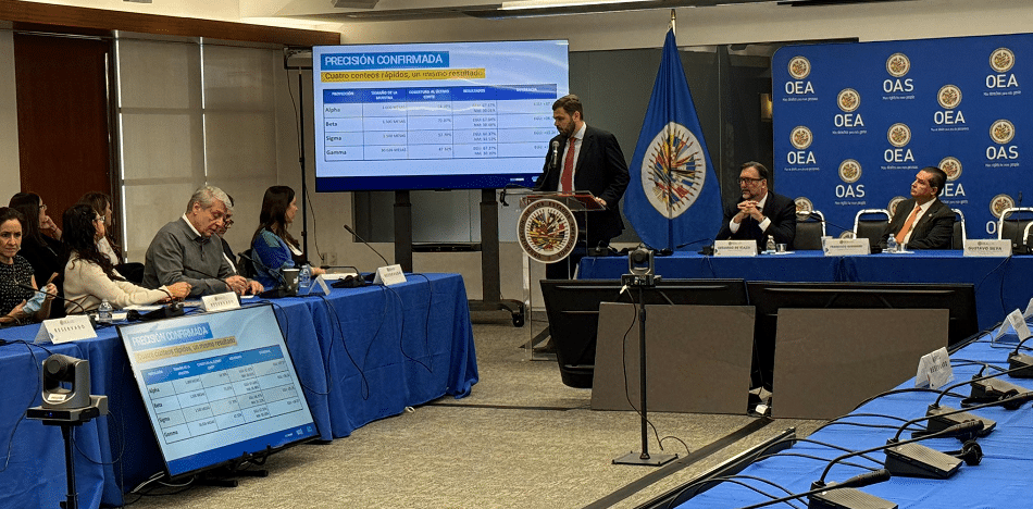 Oposición venezolana presenta en la OEA informe técnico final que demuestra el fraude electoral