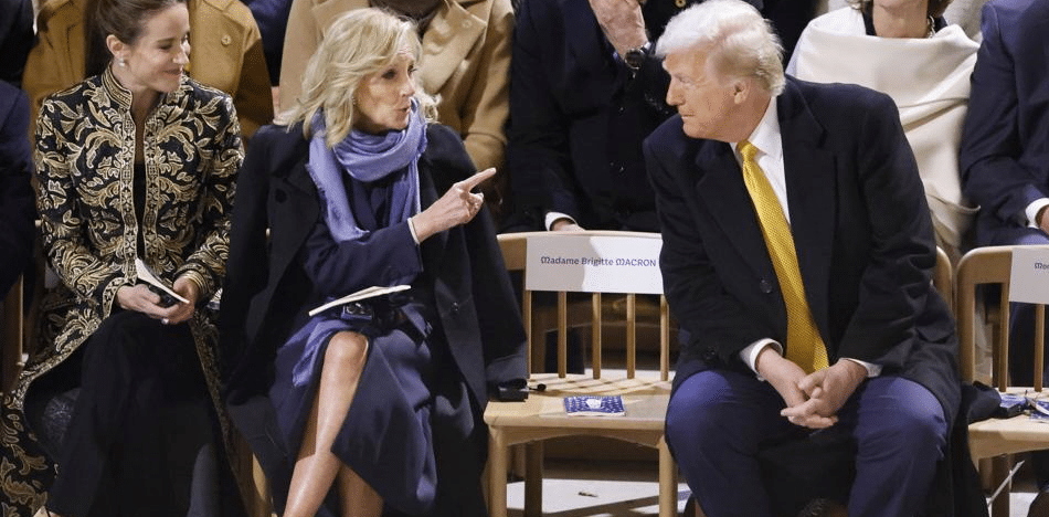 Trump frente a Jill Biden en Notre Dame