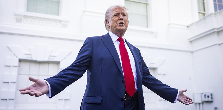 Trump insiste en la anexión de Canadá en el día de sus elecciones