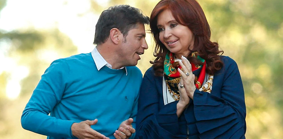 Kicillof sigue usando la provincia de Buenos Aires como su propiedad privada. Axel Kicillof y Cristina Kirchner