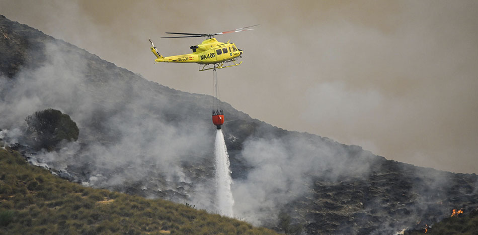 incendio en Almería