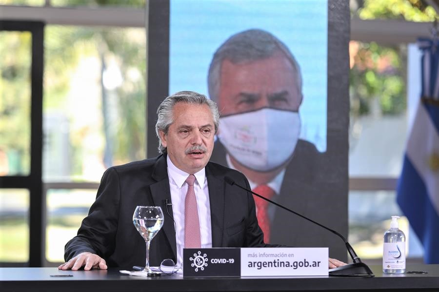 Desobediencia civil Argentina, Alberto Fernández