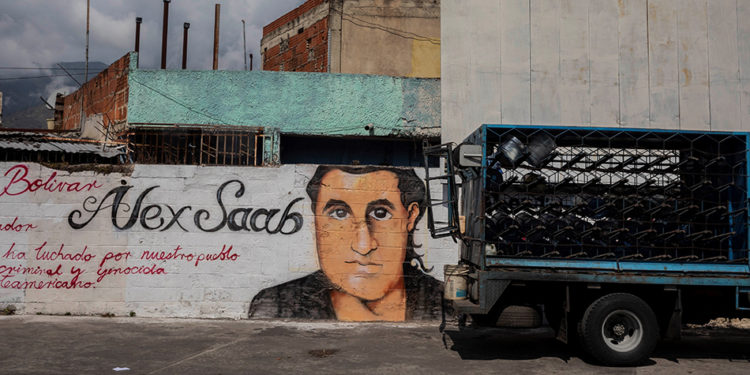 El régimen de Nicolás Maduro ha desplegado una campaña para mostrar a Álex Saab como un mártir. (EFE)