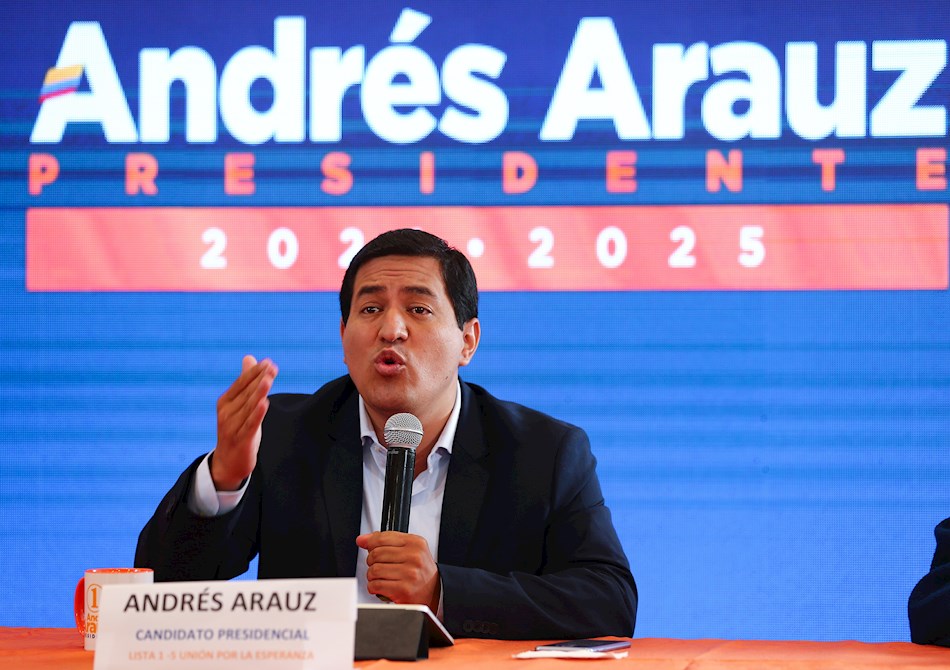 Rafael Correa, Andrés Arauz, ELN