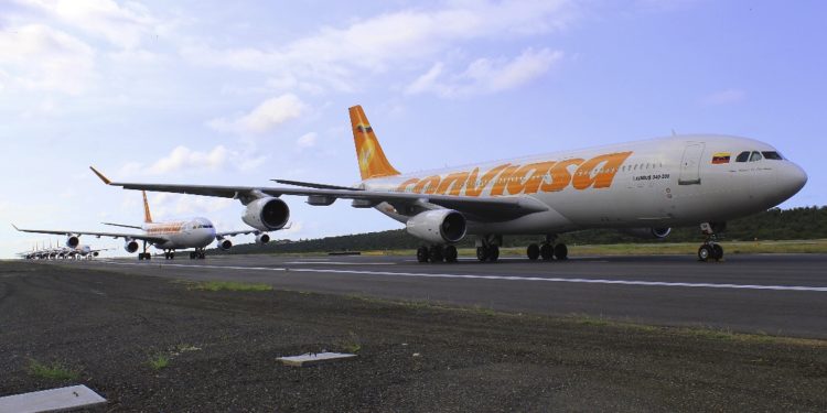 La aerolínea chavista Conviasa planea contar con más rutas este año para monopolizar el servicio de transporte aéreo en Venezuela (Twitter)