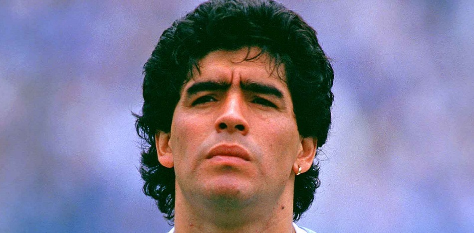 La mejor versión de Diego Armando Maradona. El excampeón murió hoy de una falla cardíaca a los 60 años. (Twitter)